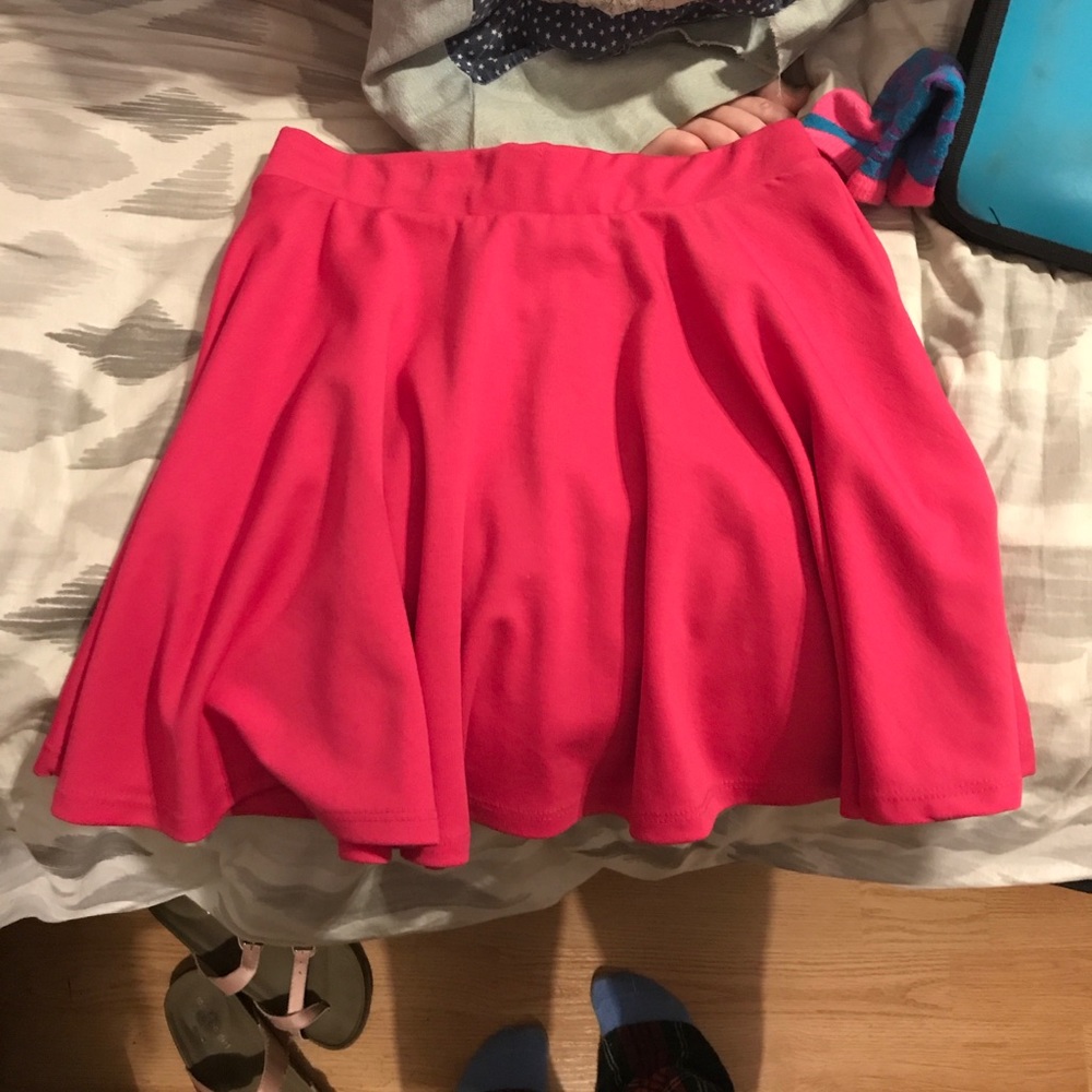 Pink skirt